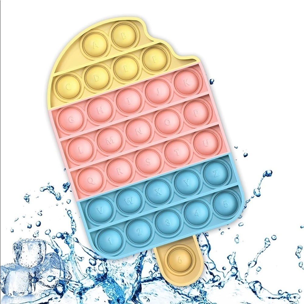 NEW! Push Pop Bubble Fidget Ice Cream Sensory Game